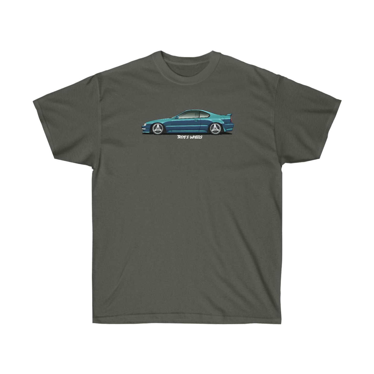 4G Prelude_Green_Silver 3 Spokes_Dark Tee