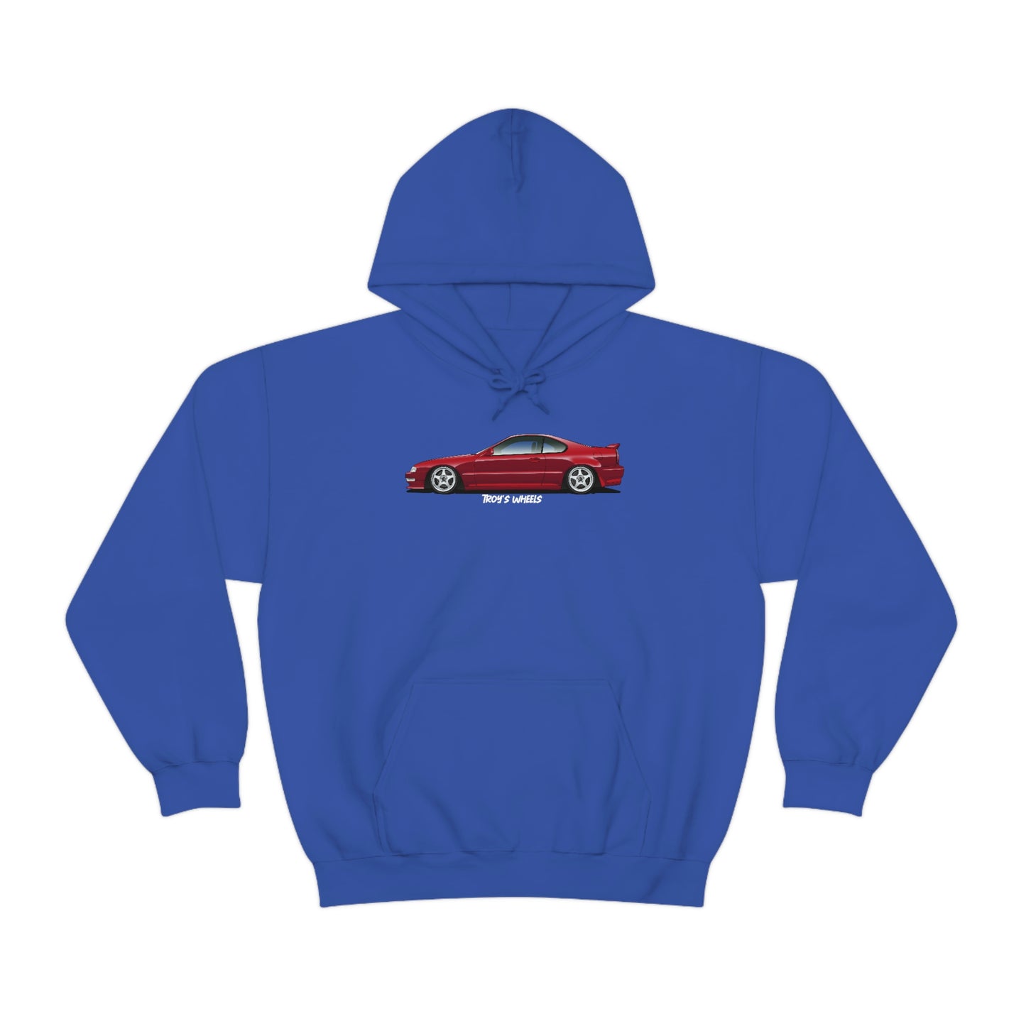 4G Prelude_Red_Silver 5 Spokes_Dark Hoodie