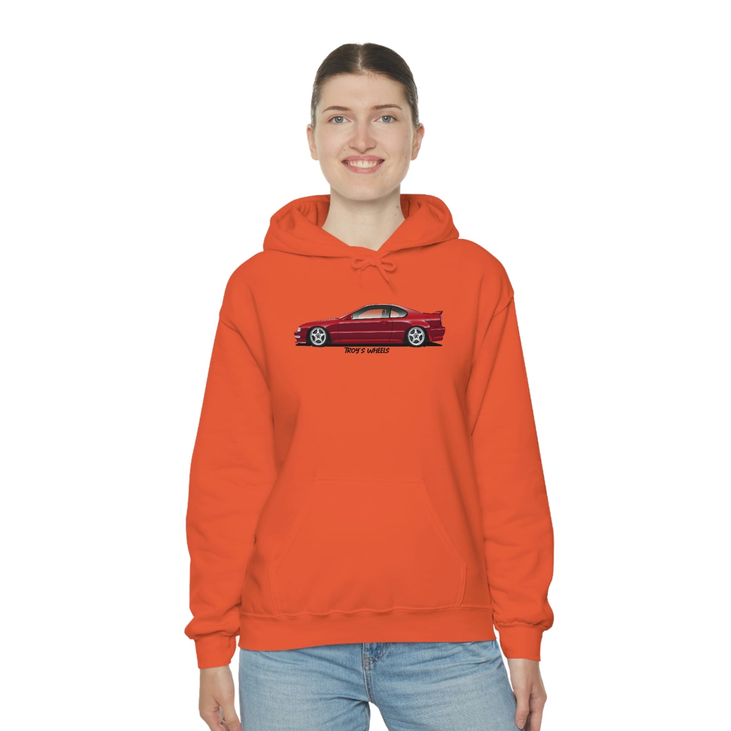 4G Prelude_Red_Silver 5 Spokes_Light Hoodie