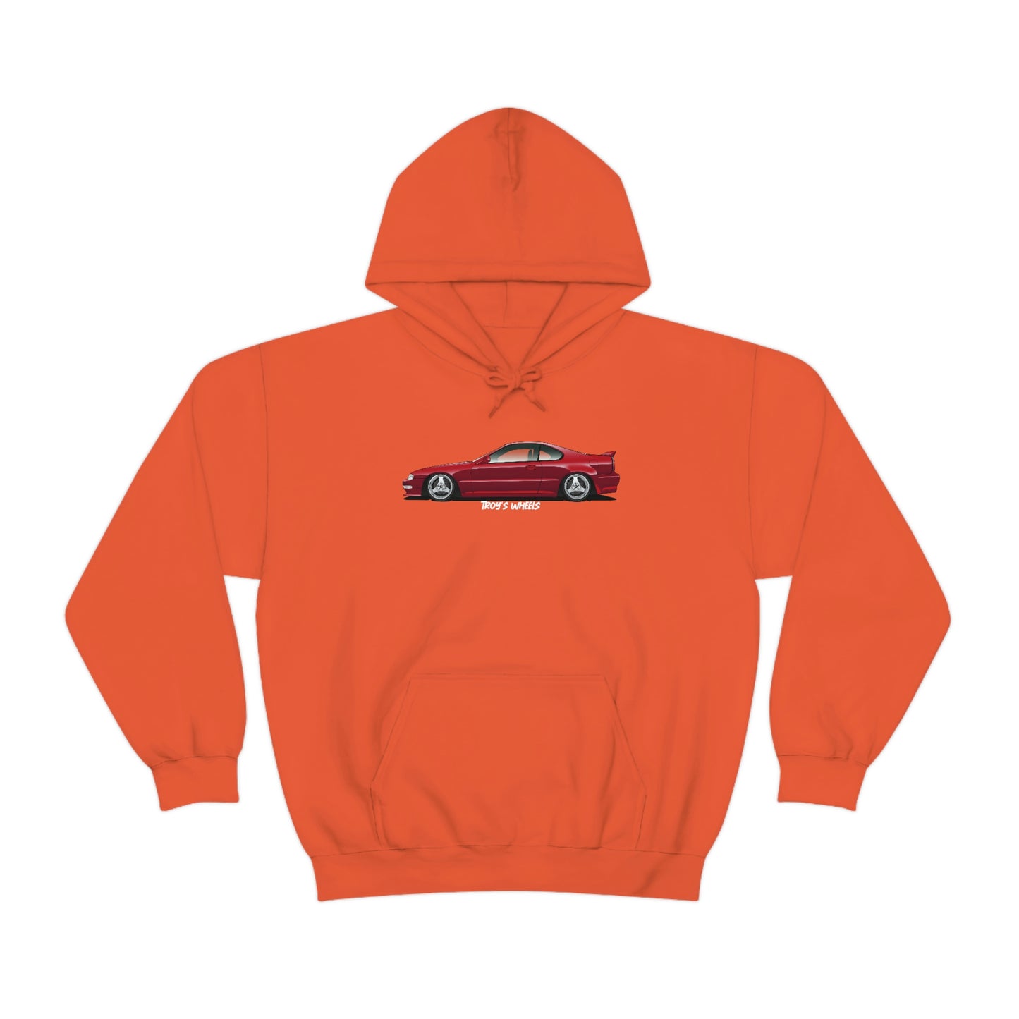 4G Prelude_Red_Silver 3 Spokes_Dark Hoodie
