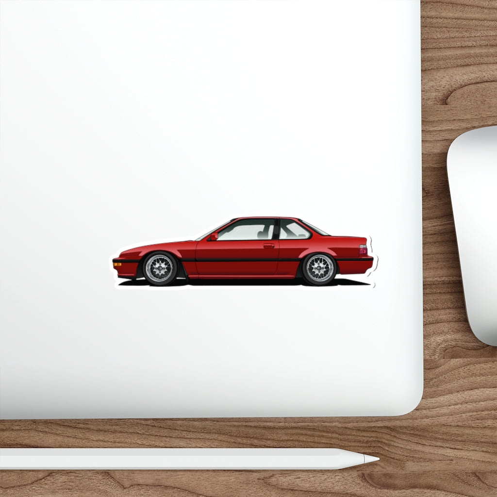 3G Prelude_Red_Silver Mesh_Sticker