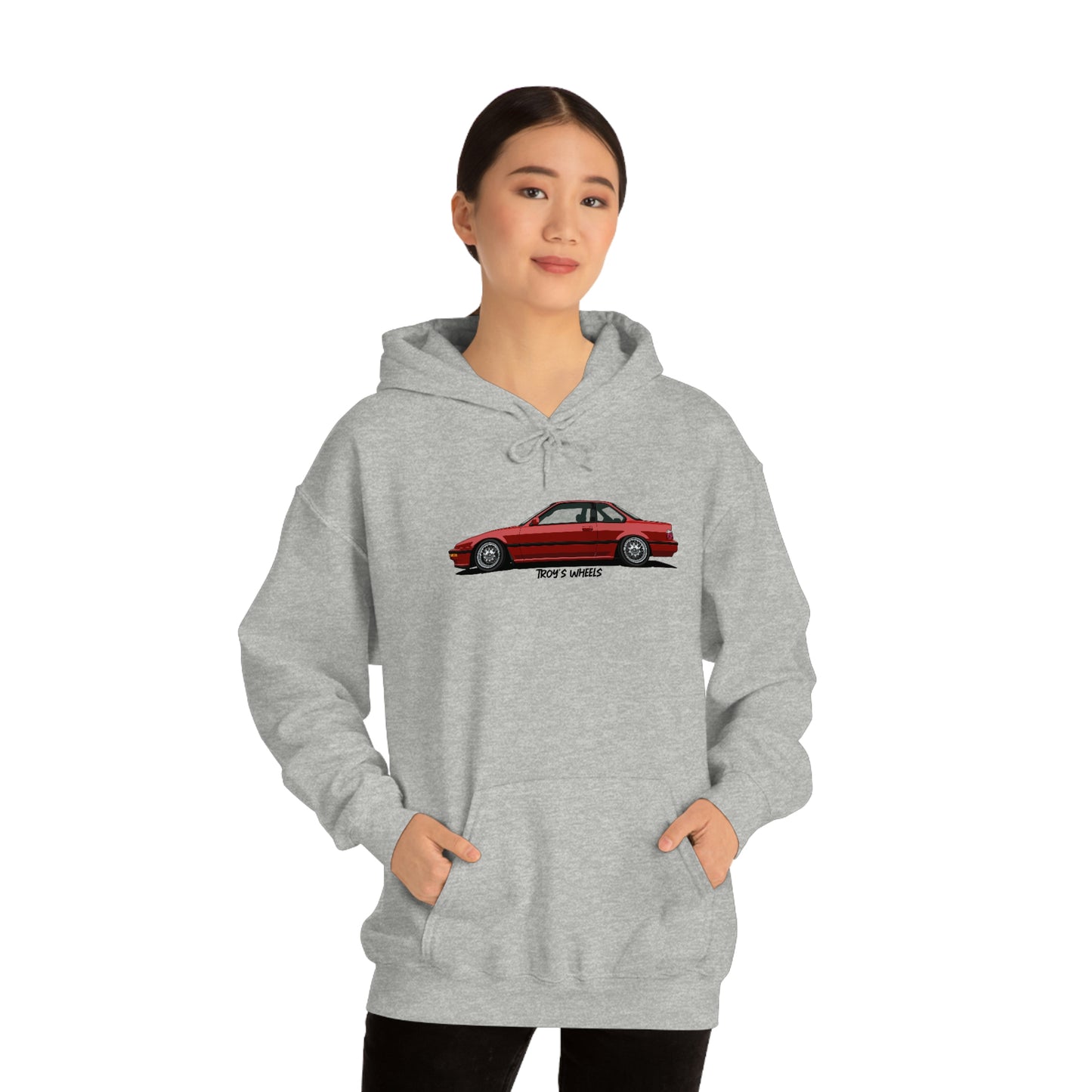 3G Prelude_Red_Silver Mesh_Light Hoodie