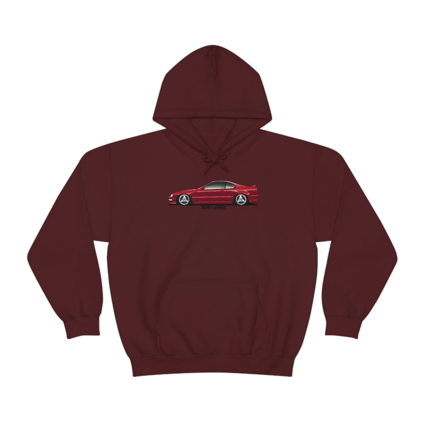 4G Prelude_Red_Silver 3 Spokes_Light Hoodie