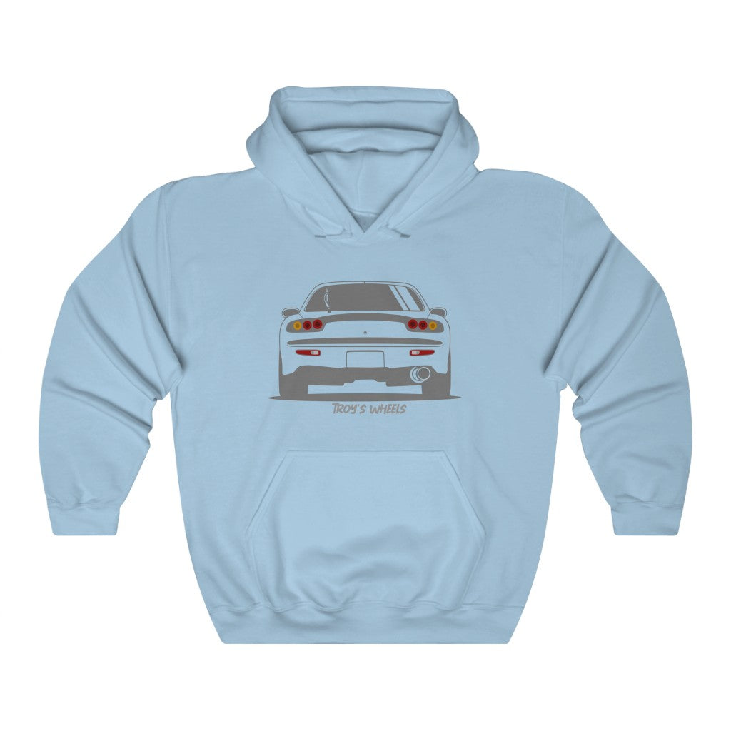 FD RX7_Grey_Rear_Hoodie