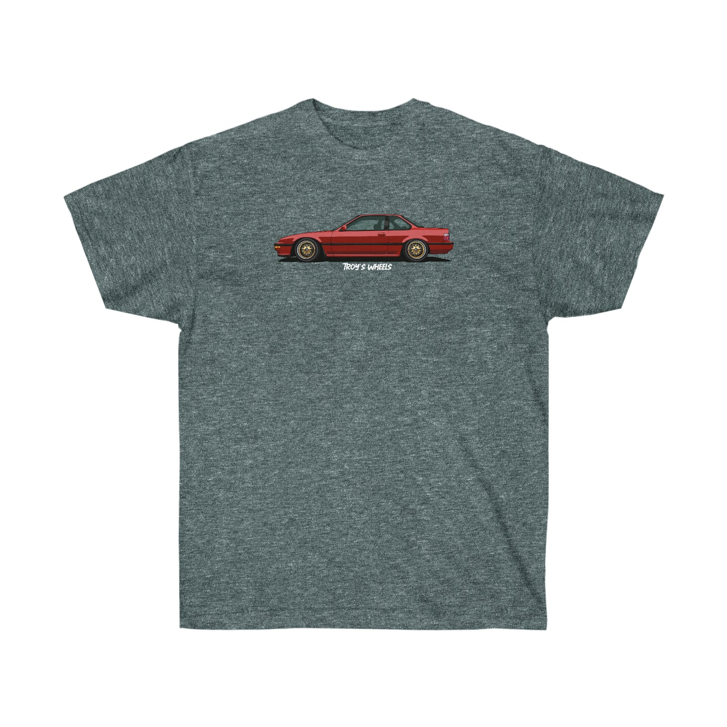 3G Prelude_Red_Gold Mesh_Dark Tee