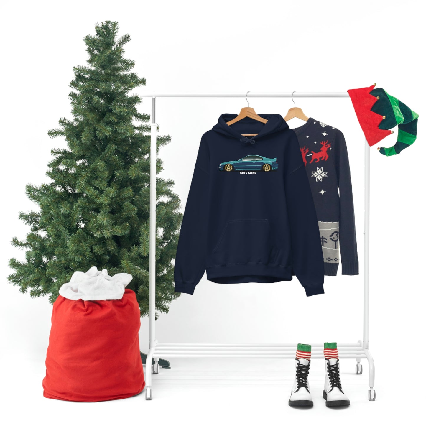 4G Prelude_Green_Gold 5 Spokes_Dark Hoodie