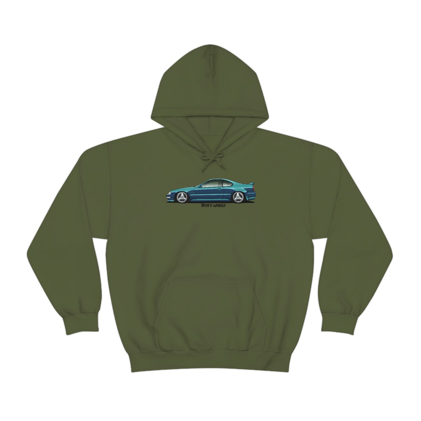 4G Prelude_Green_Silver 3 Spokes_Light Hoodie