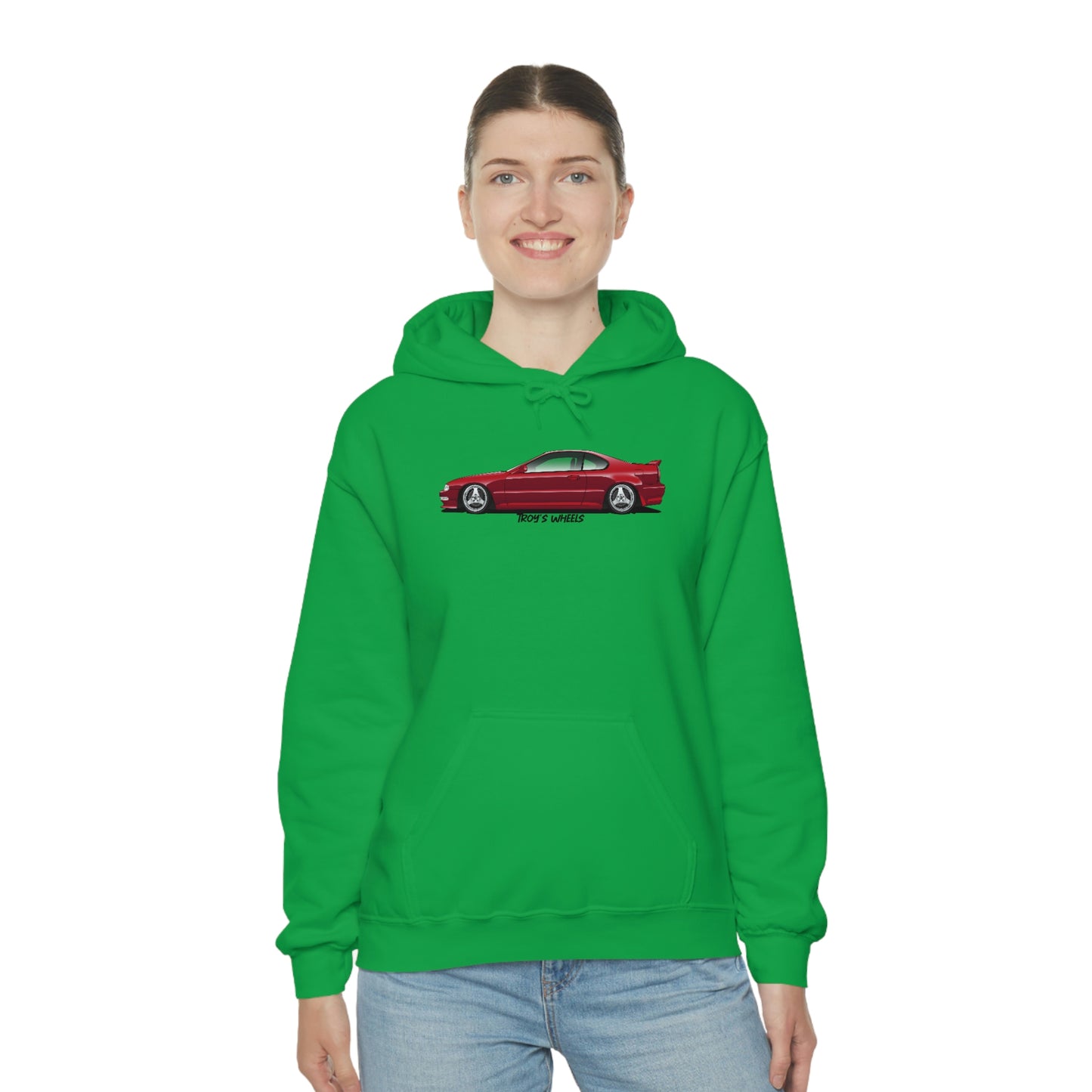 4G Prelude_Red_Silver 3 Spokes_Light Hoodie