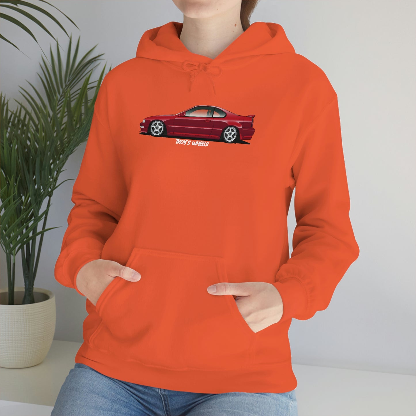 4G Prelude_Red_Silver 5 Spokes_Dark Hoodie
