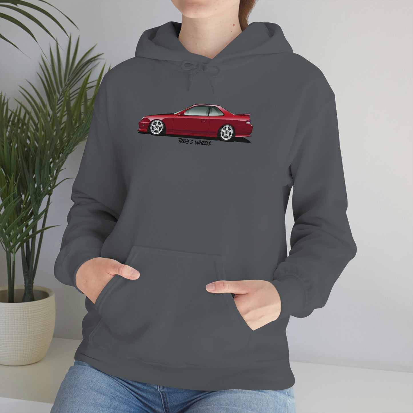 5G Prelude_Red_Silver 5 Spokes_Light Hoodie