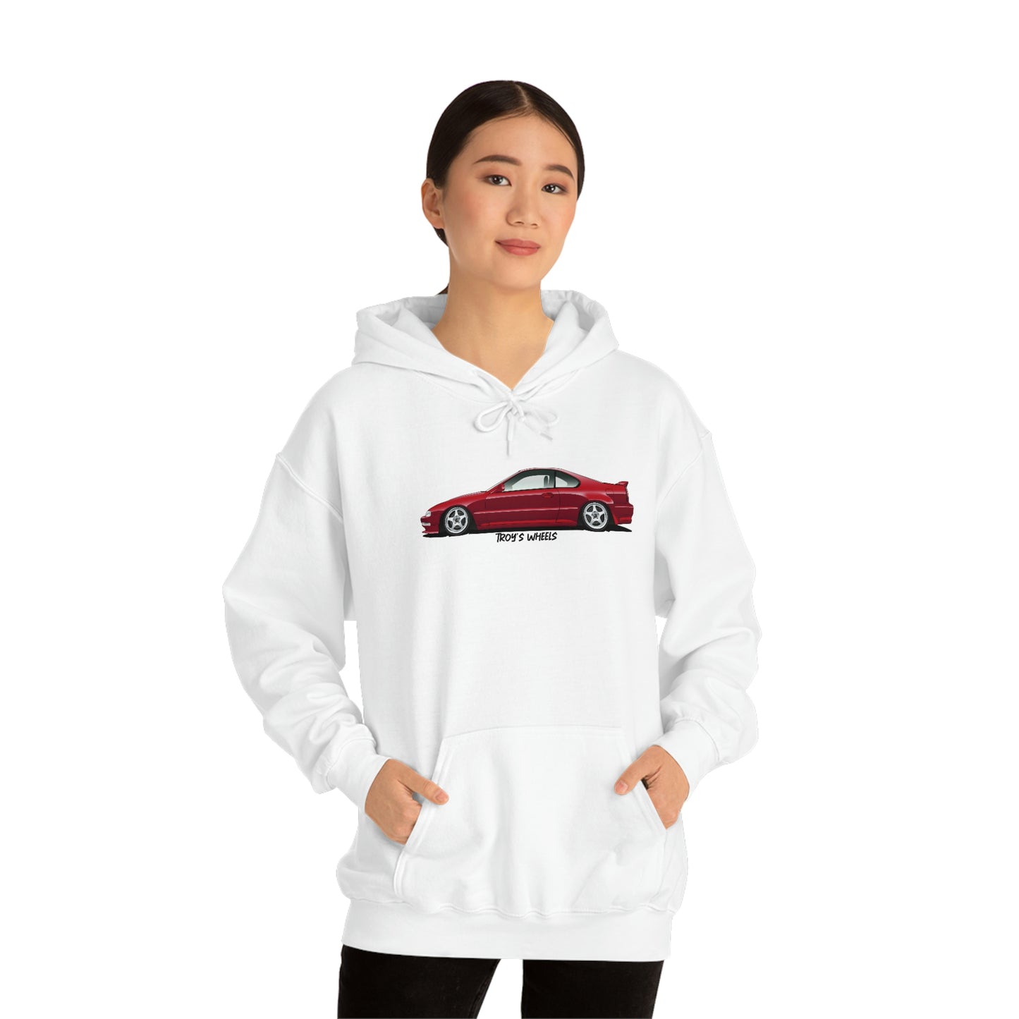 4G Prelude_Red_Silver 5 Spokes_Light Hoodie