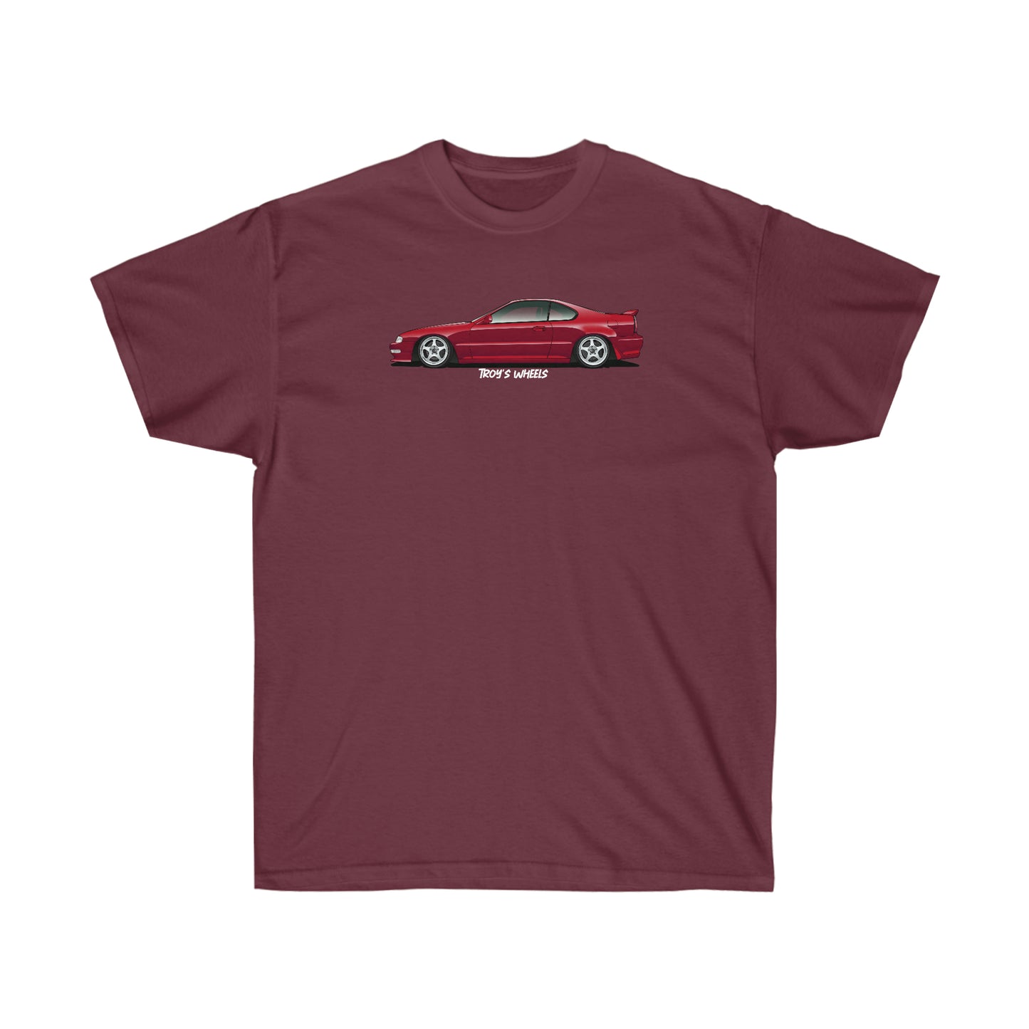 4G Prelude_Red_Silver 5 Spokes_Dark Tee