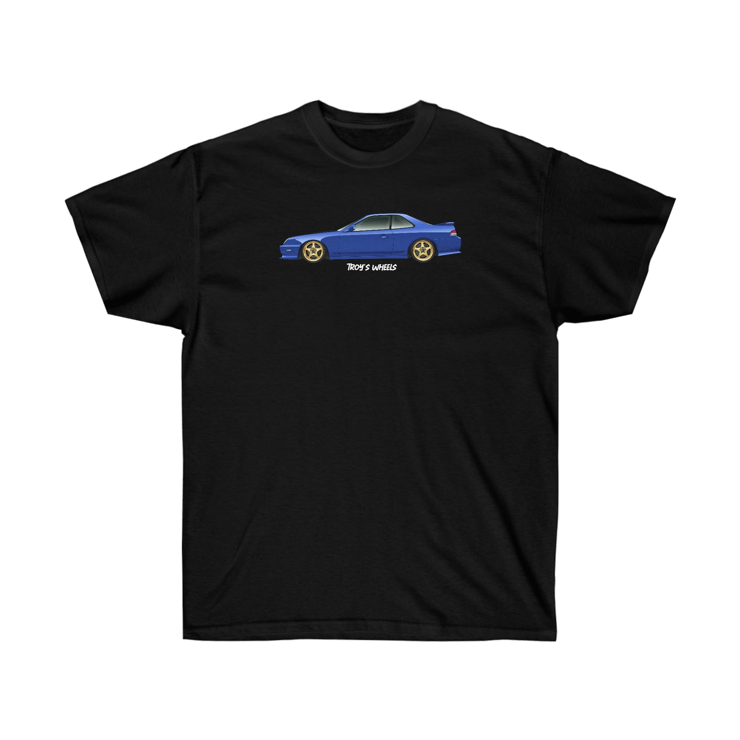 5G Prelude_Blue_Gold 5 Spokes_Dark Tee