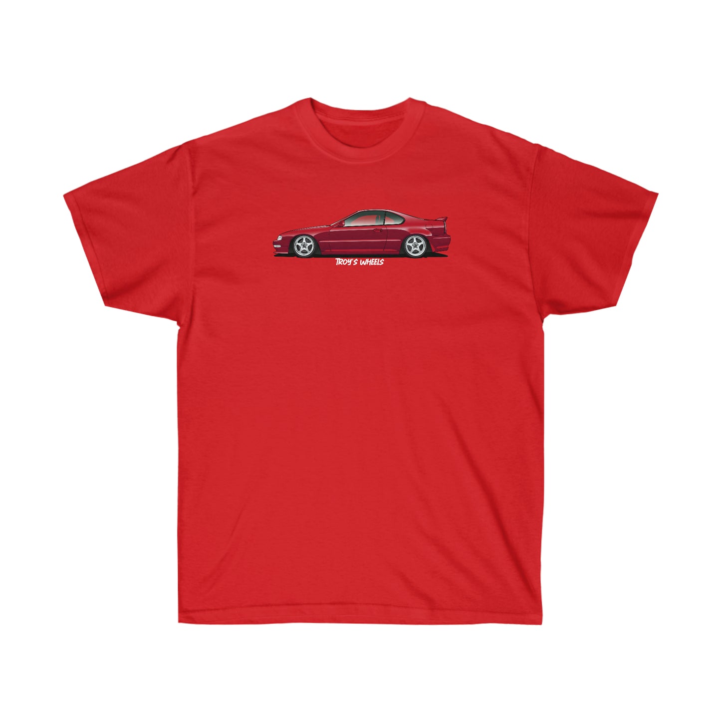 4G Prelude_Red_Silver 5 Spokes_Dark Tee