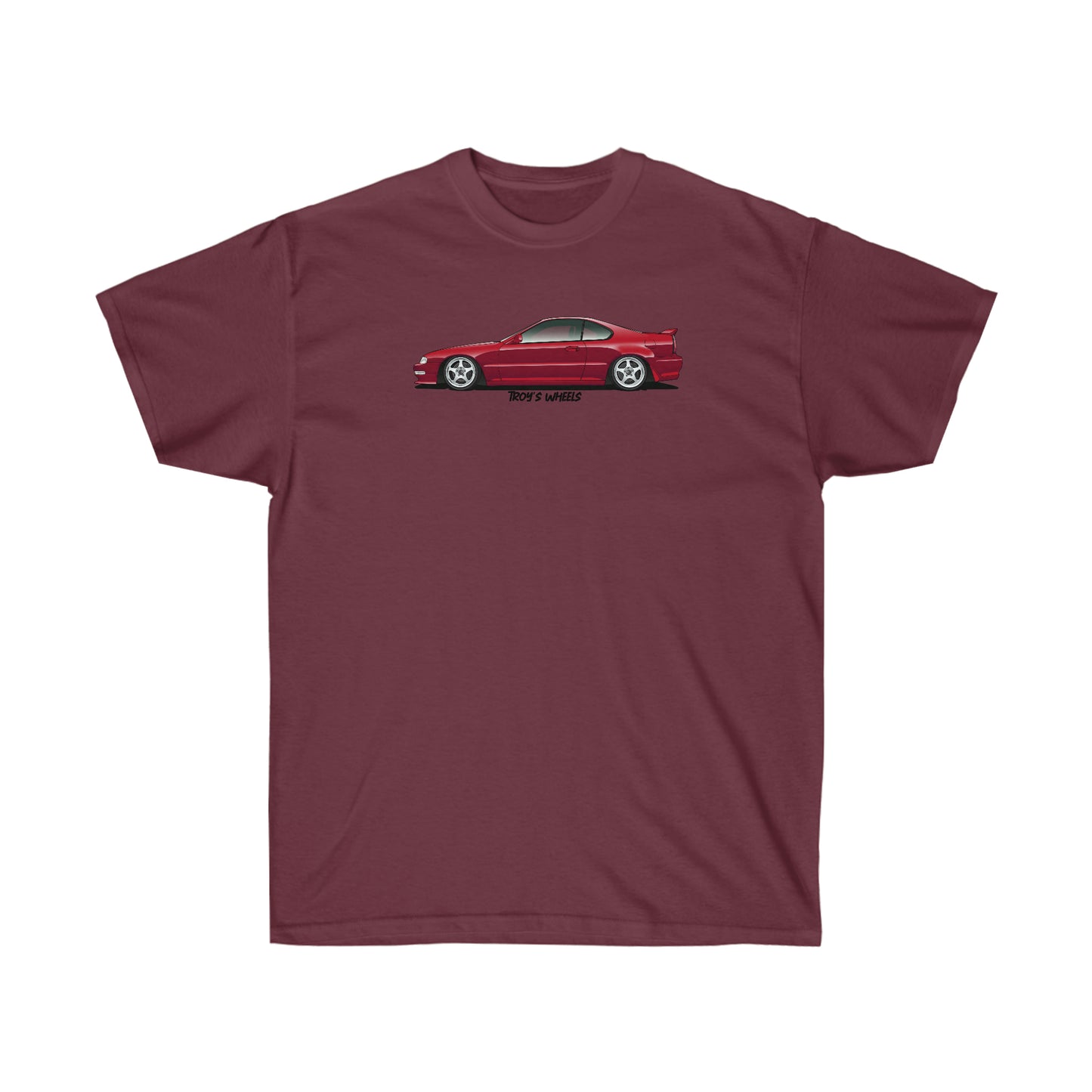 4G Prelude_Red_Silver 5 Spokes_Light Tee