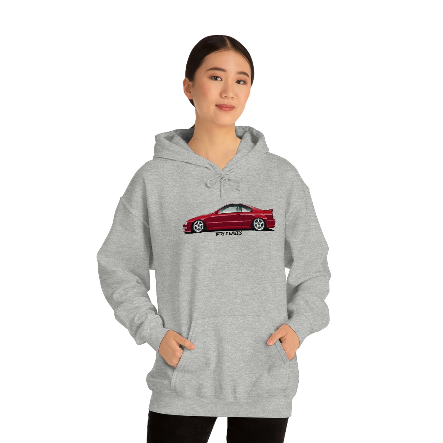 4G Prelude_Red_Silver 5 Spokes_Light Hoodie