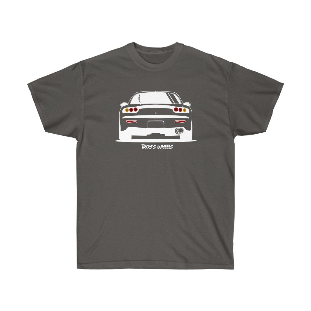 FD RX7_White_Rear_Tee