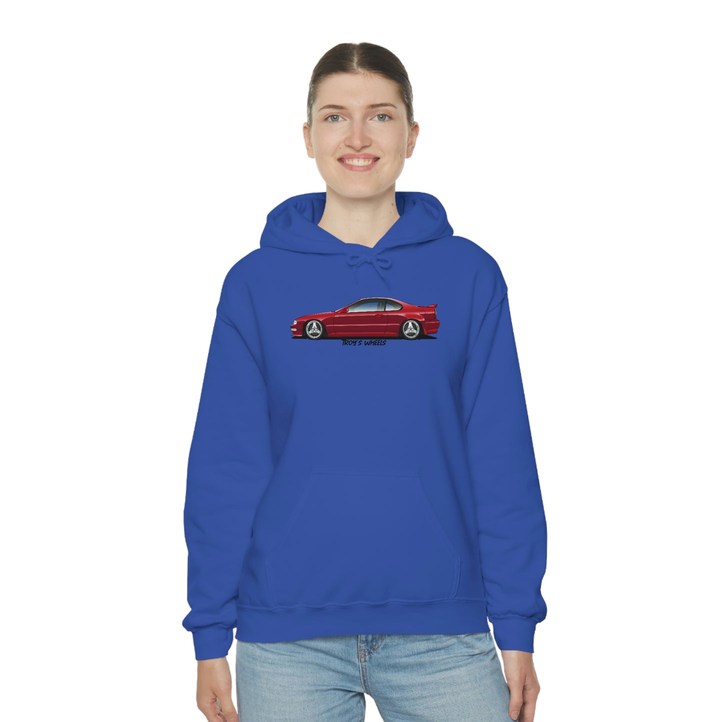 4G Prelude_Red_Silver 3 Spokes_Light Hoodie