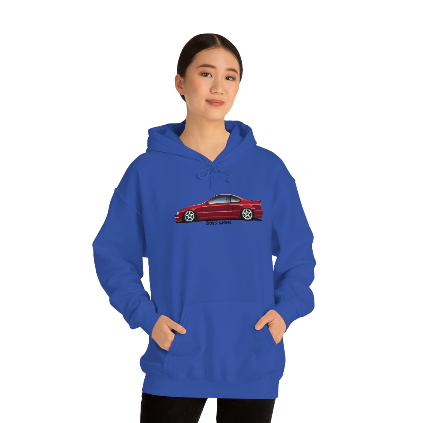 4G Prelude_Red_Silver 5 Spokes_Light Hoodie