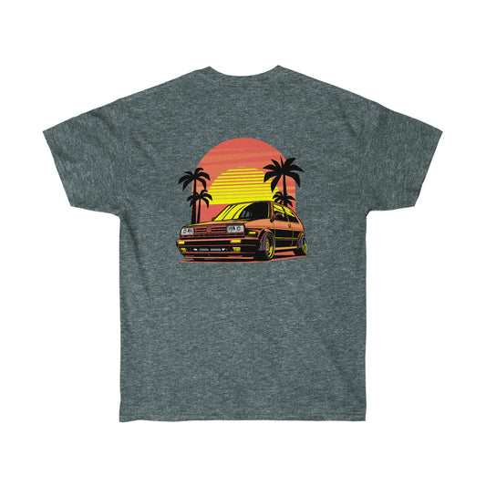 VW Golf_MK3_Sunset_Tee