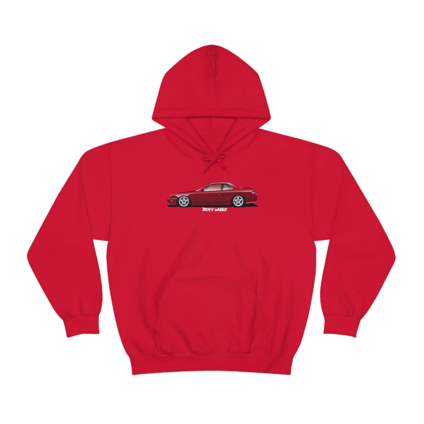 5G Prelude_Red_Silver 5 Spokes_Dark Hoodie
