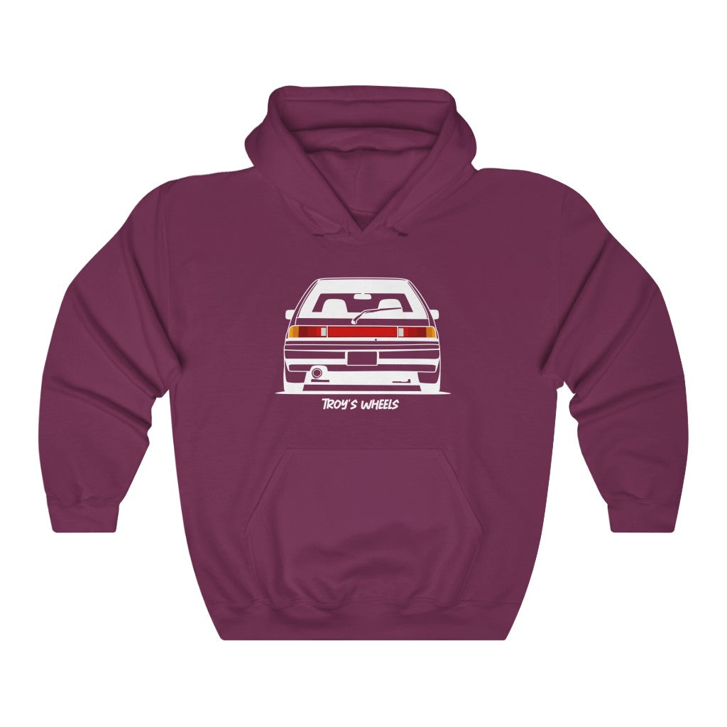 EF Civic_Rear_White_Hoodie