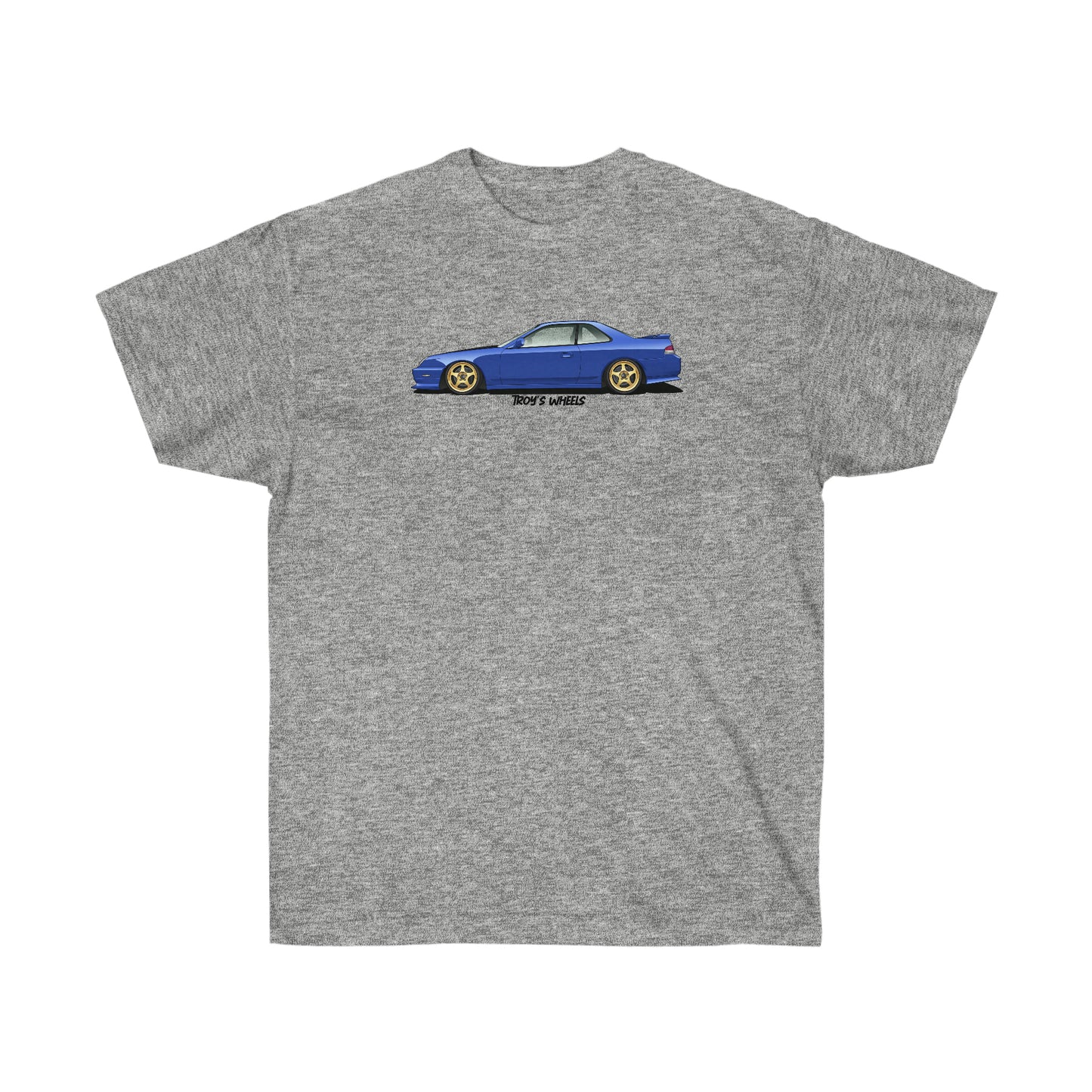 5G Prelude_Blue_Gold 5 Spokes_Light Tee