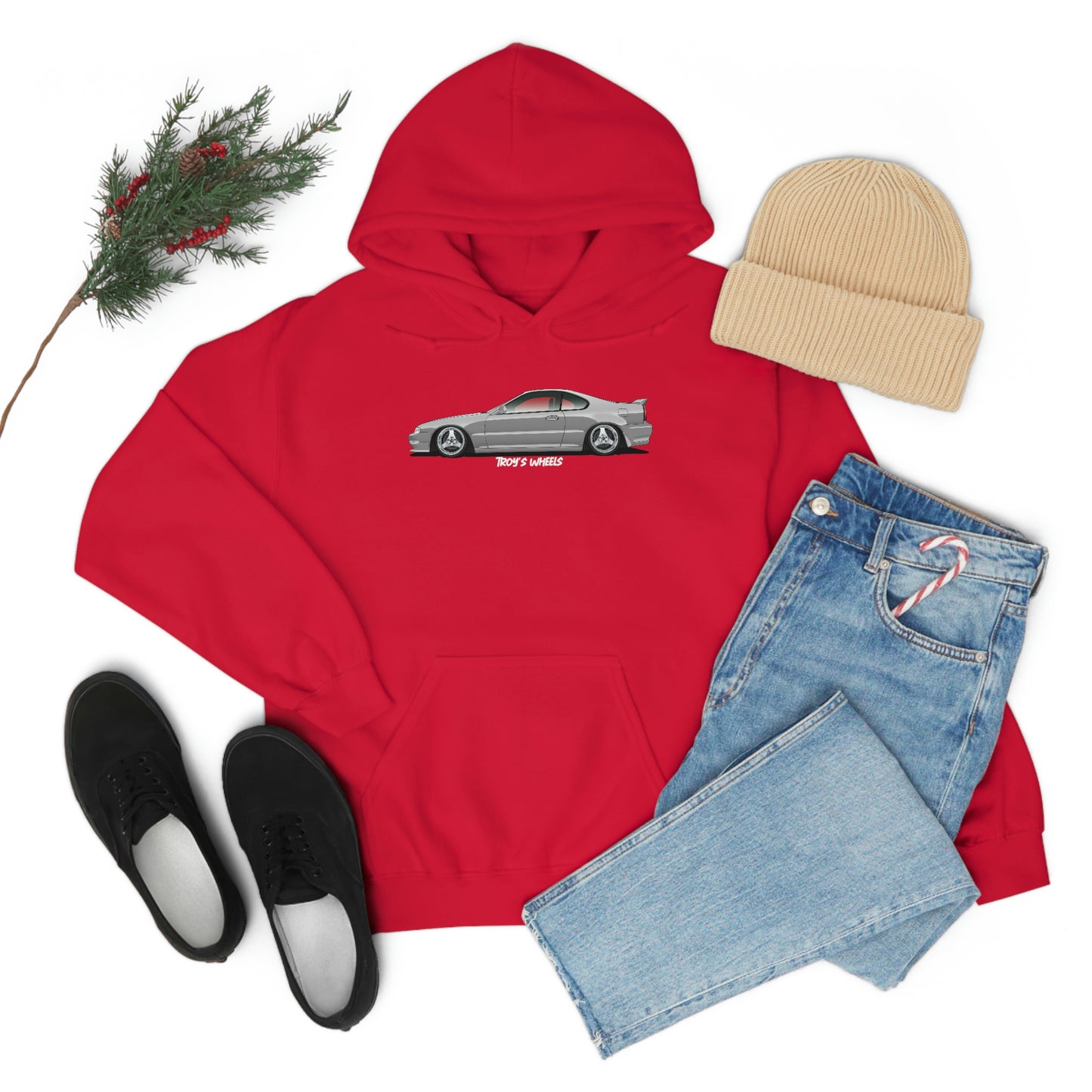 4G Prelude_Silver_Silver 3 Spokes_Dark Hoodie