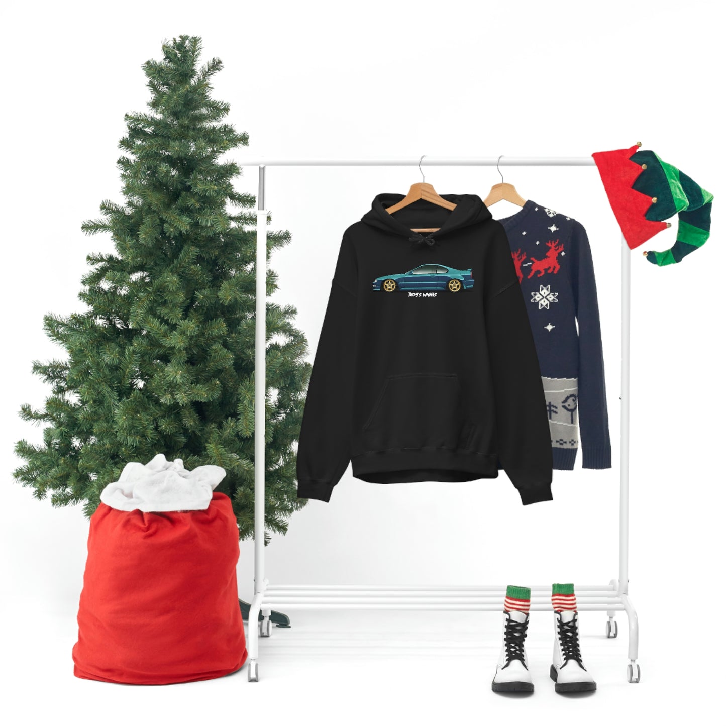 4G Prelude_Green_Gold 5 Spokes_Dark Hoodie