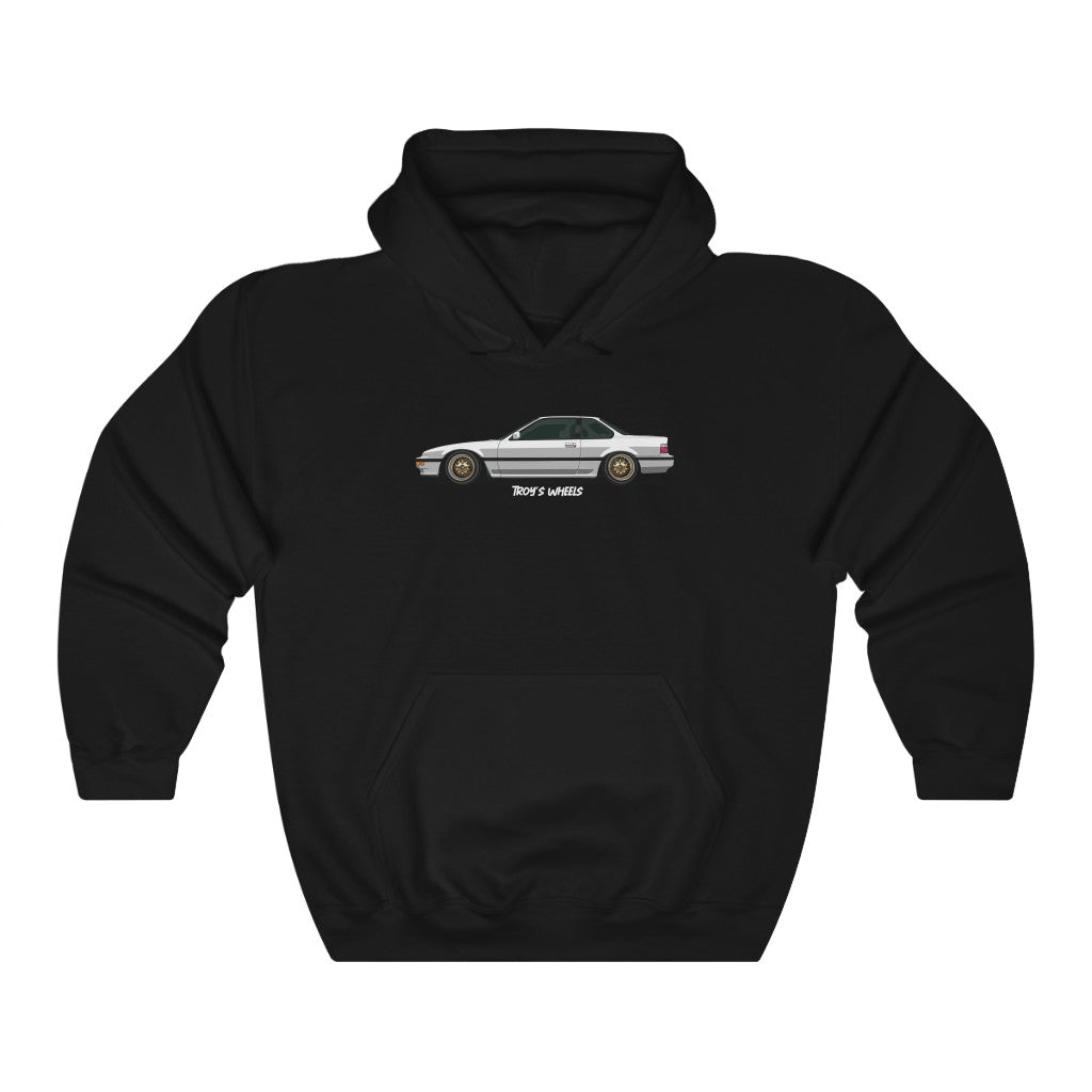 3G Prelude_White_Gold Mesh_Dark Hoodie