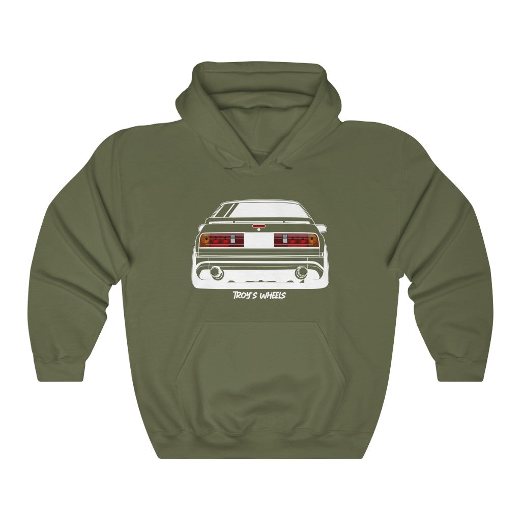 FC RX7_White_Rear_Hoodie