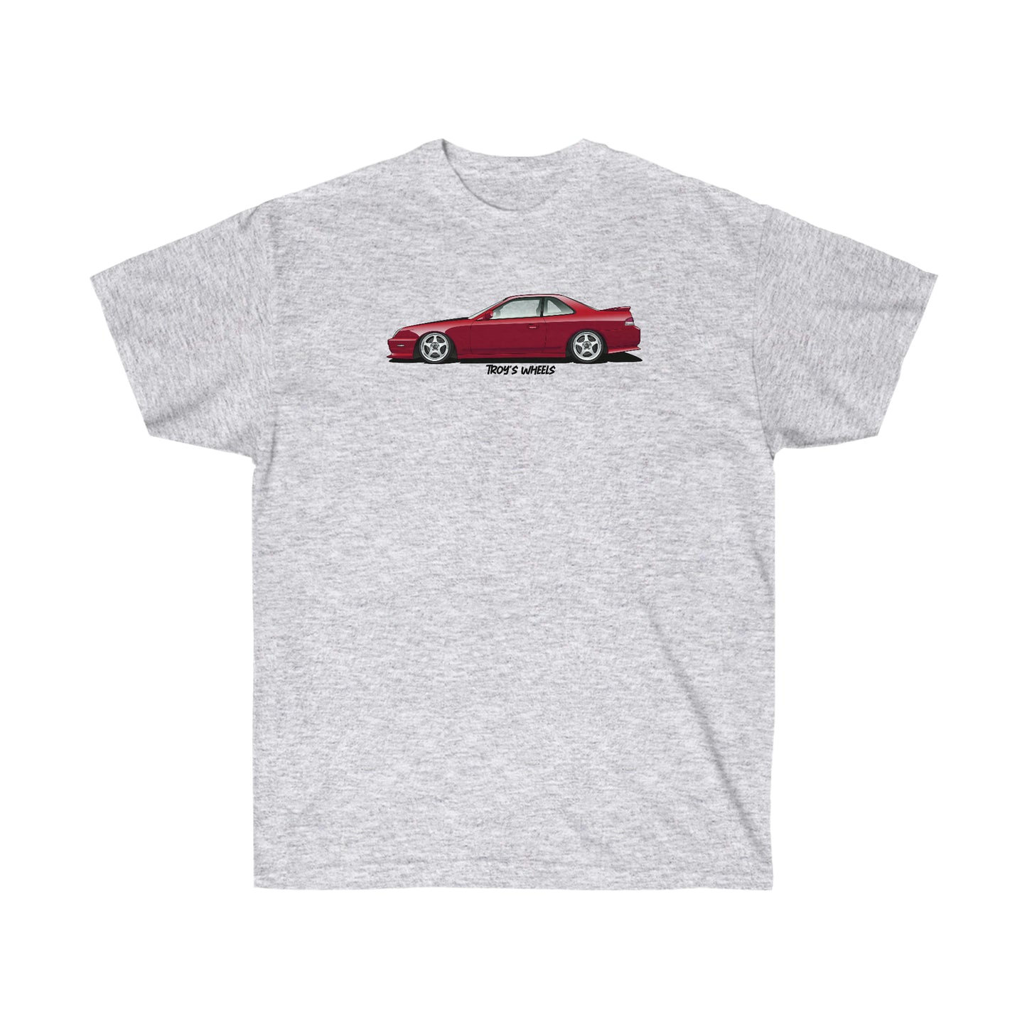 5G Prelude_Red_Silver 5 Spokes_Light Tee