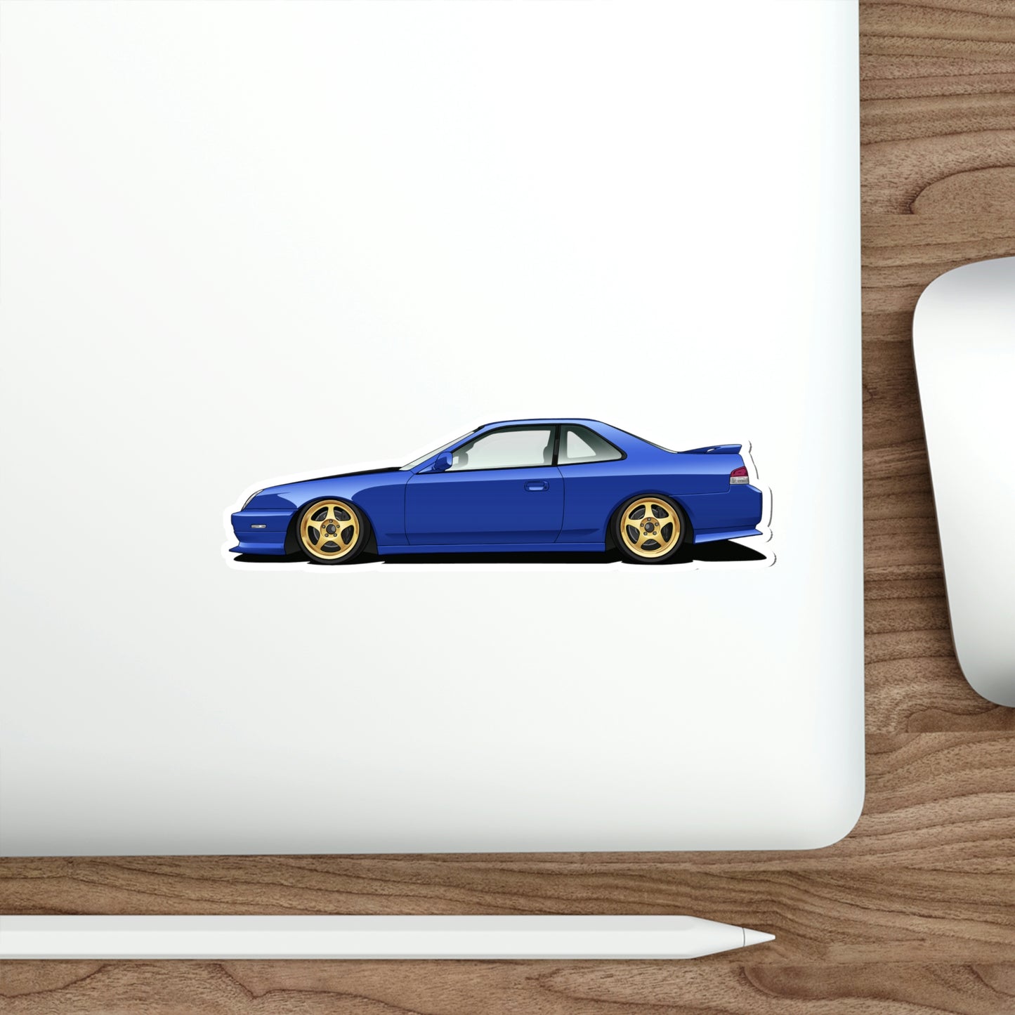 5G Prelude_Blue_Gold 5 Spokes_Sticker