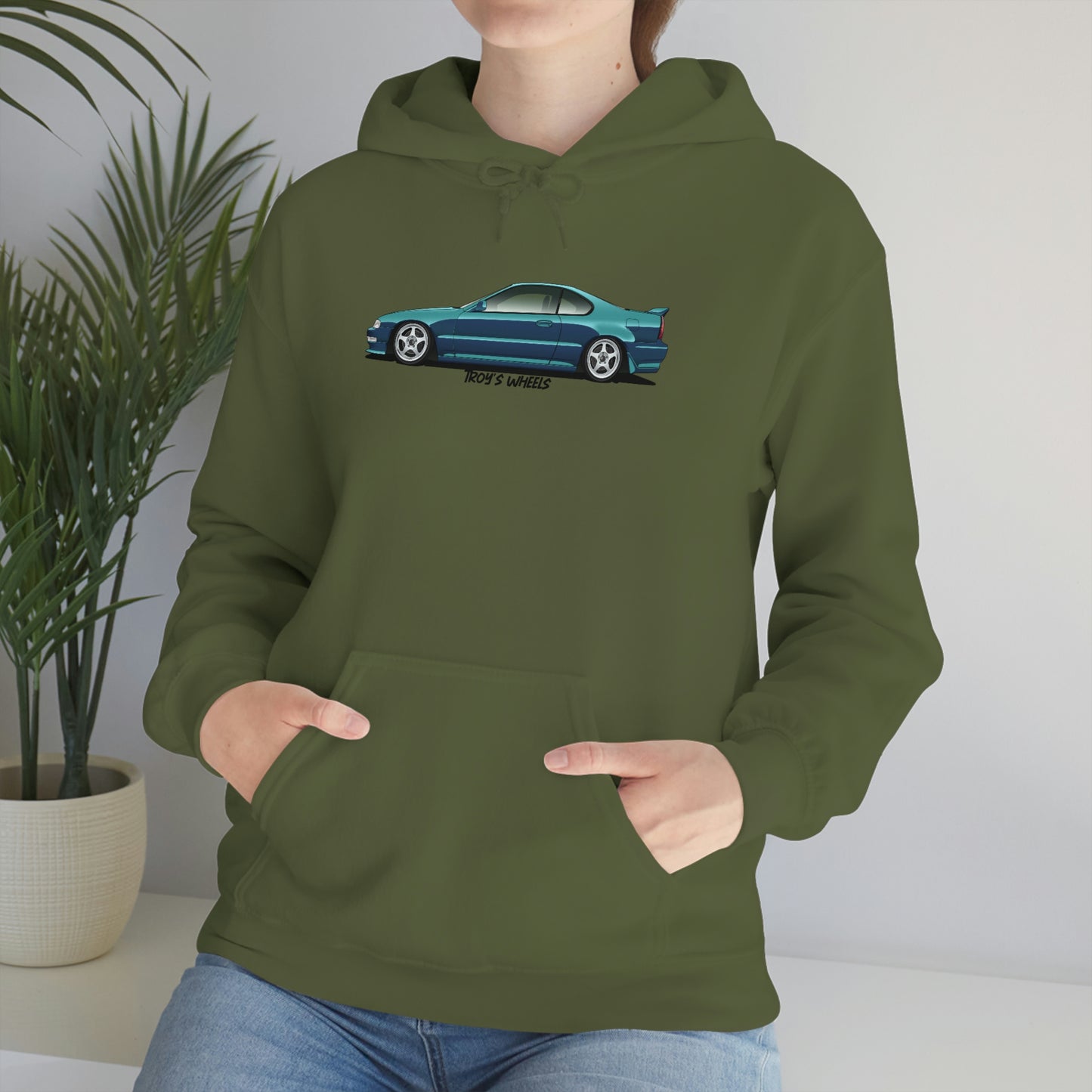 4G Prelude_Green_Silver 5 Spokes_Light Hoodie