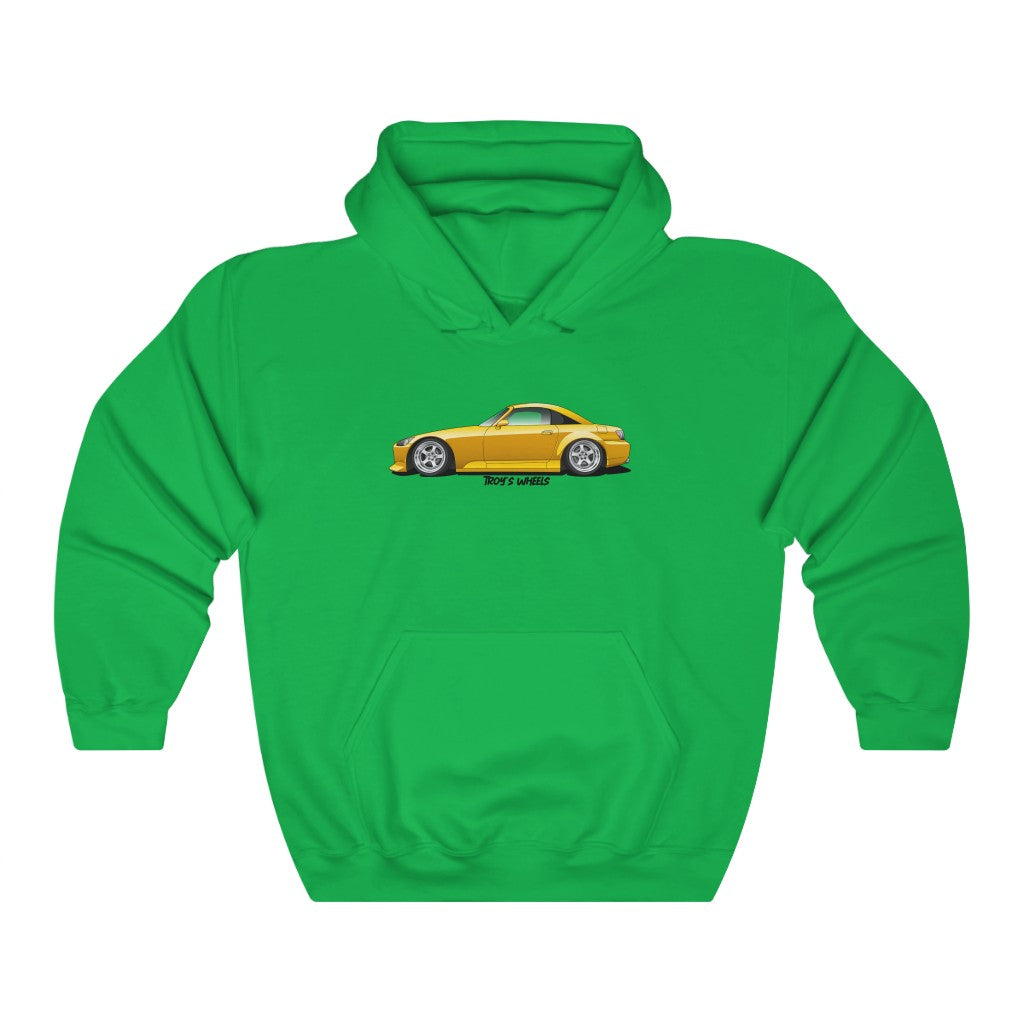 S2000_Yellow_Silver 5 Spokes_Light Hoodie