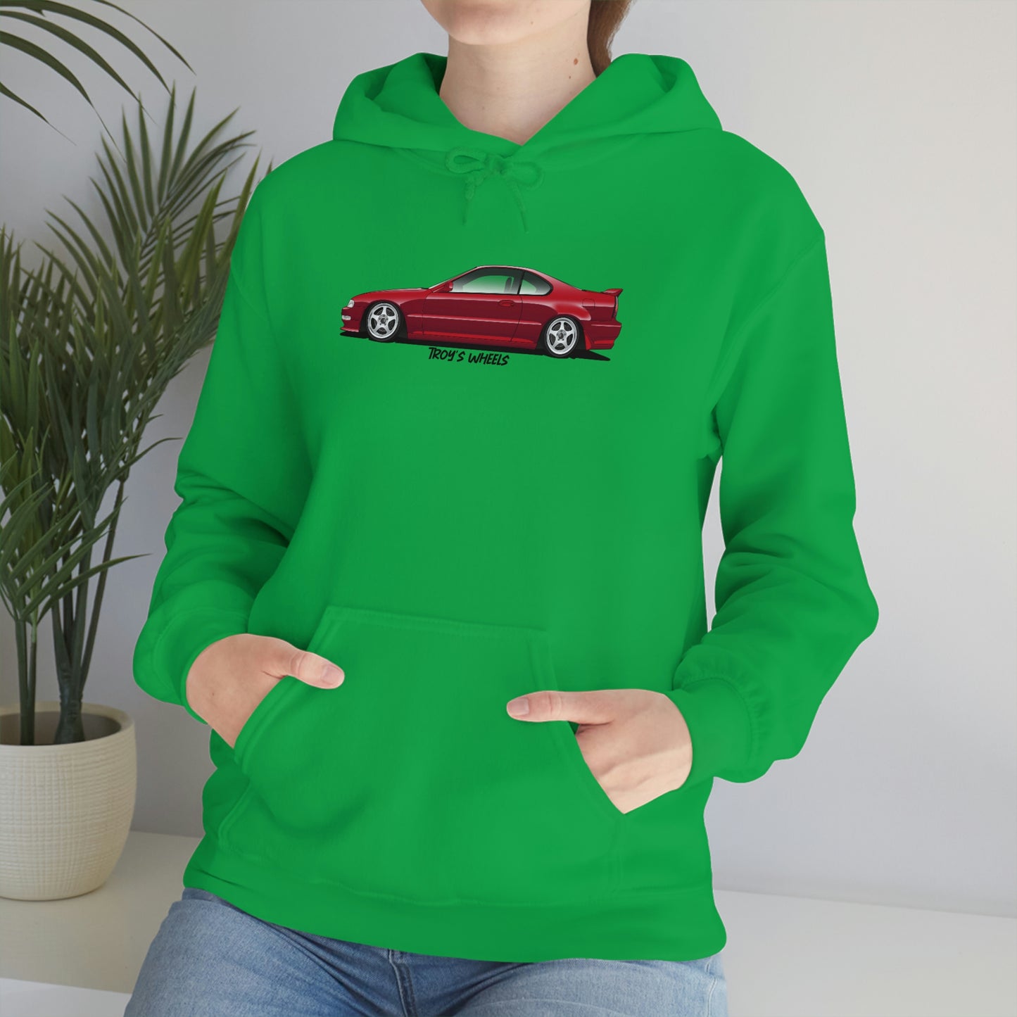 4G Prelude_Red_Silver 5 Spokes_Light Hoodie
