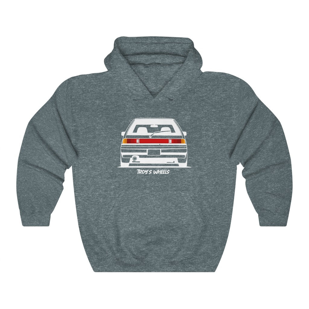 EF Civic_Rear_White_Hoodie