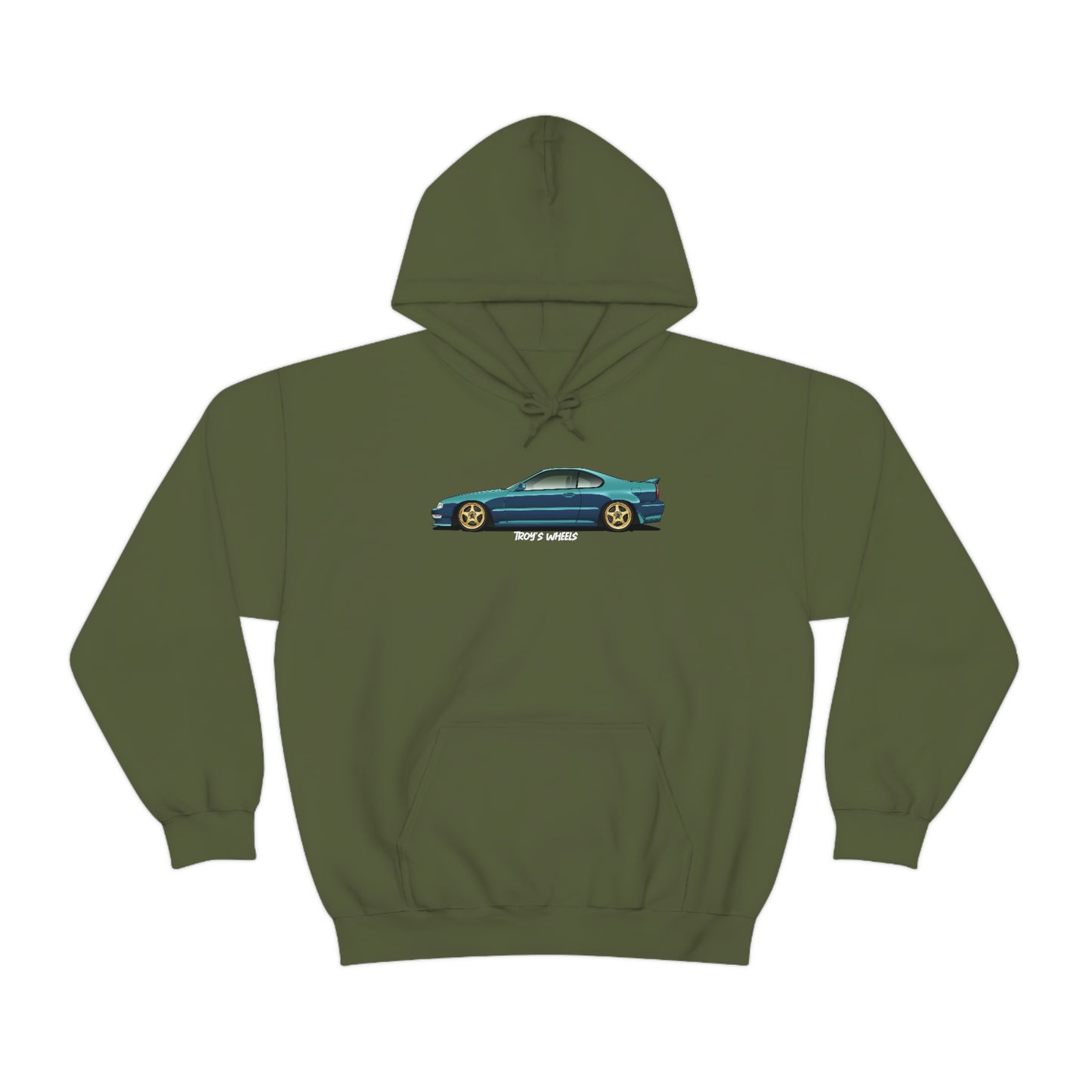 4G Prelude_Green_Gold 5 Spokes_Dark Hoodie