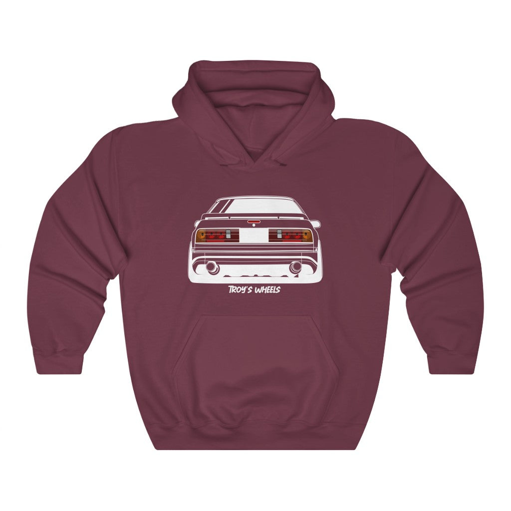 FC RX7_White_Rear_Hoodie