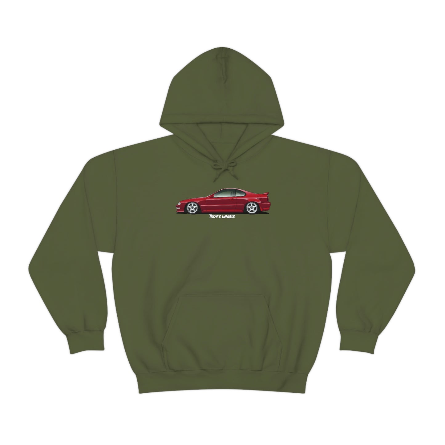 4G Prelude_Red_Silver 5 Spokes_Dark Hoodie