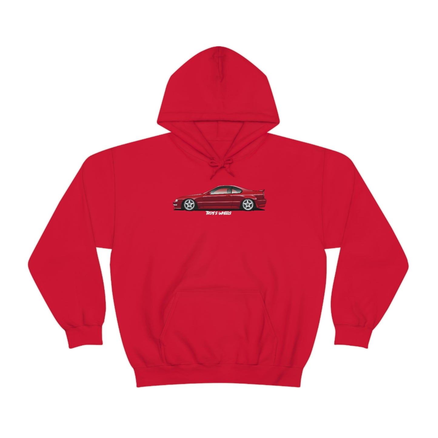 4G Prelude_Red_Silver 5 Spokes_Dark Hoodie