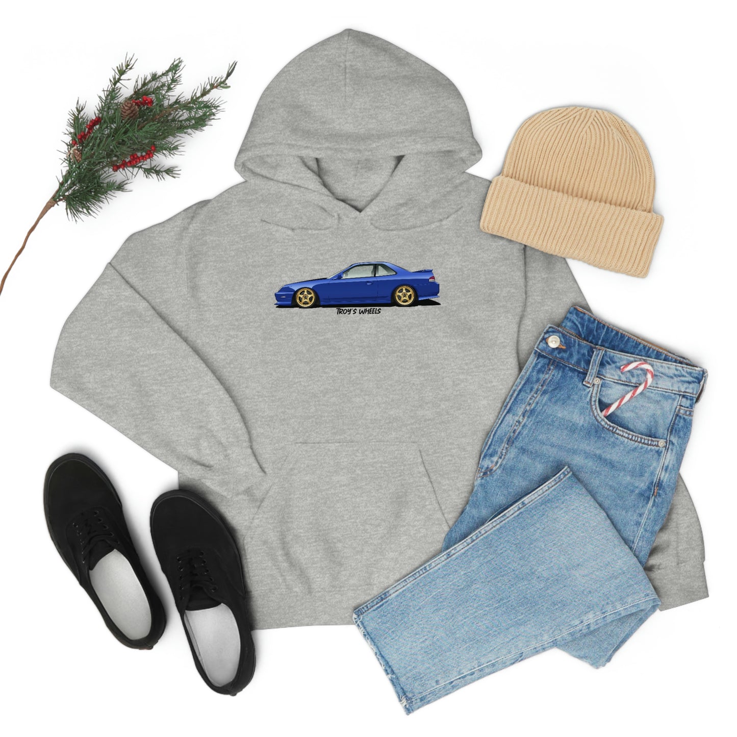 5G Prelude_Blue_Gold 5 Spokes_Light Hoodie