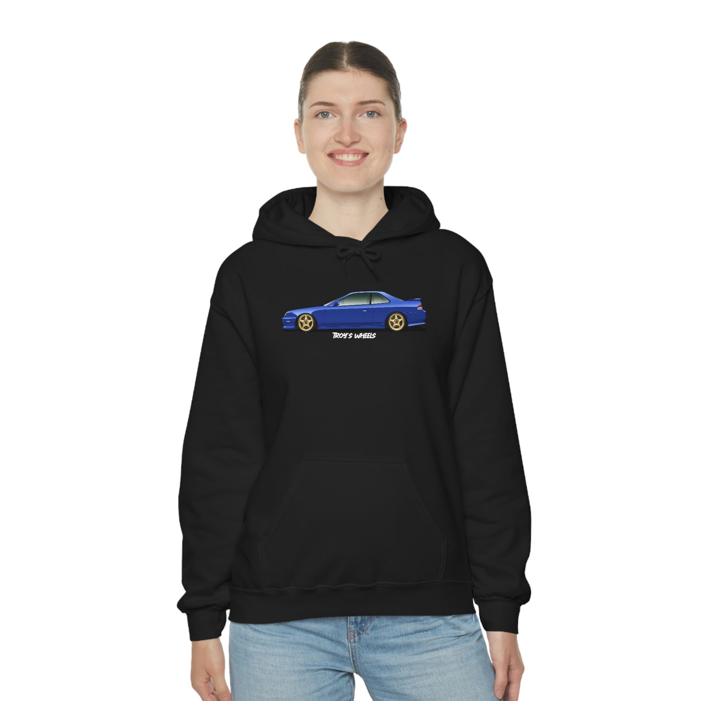 5G Prelude_Blue_Gold 5 Spokes_Dark Hoodie