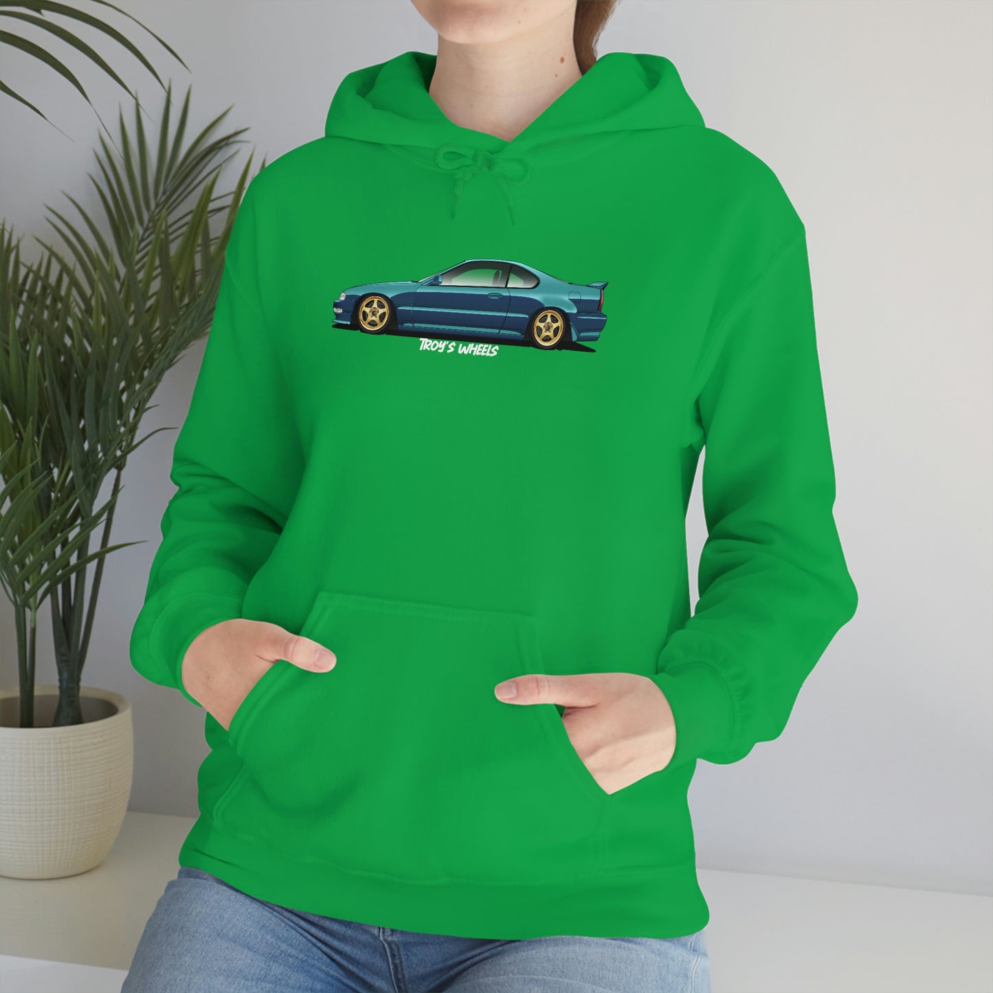 4G Prelude_Green_Gold 5 Spokes_Dark Hoodie