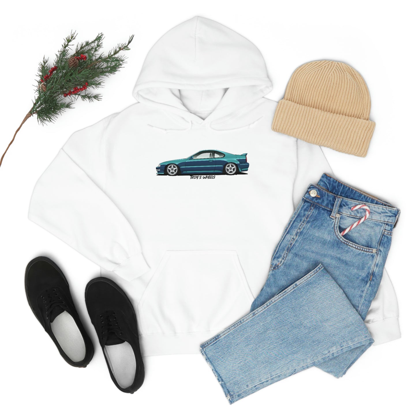 4G Prelude_Green_Silver 5 Spokes_Light Hoodie