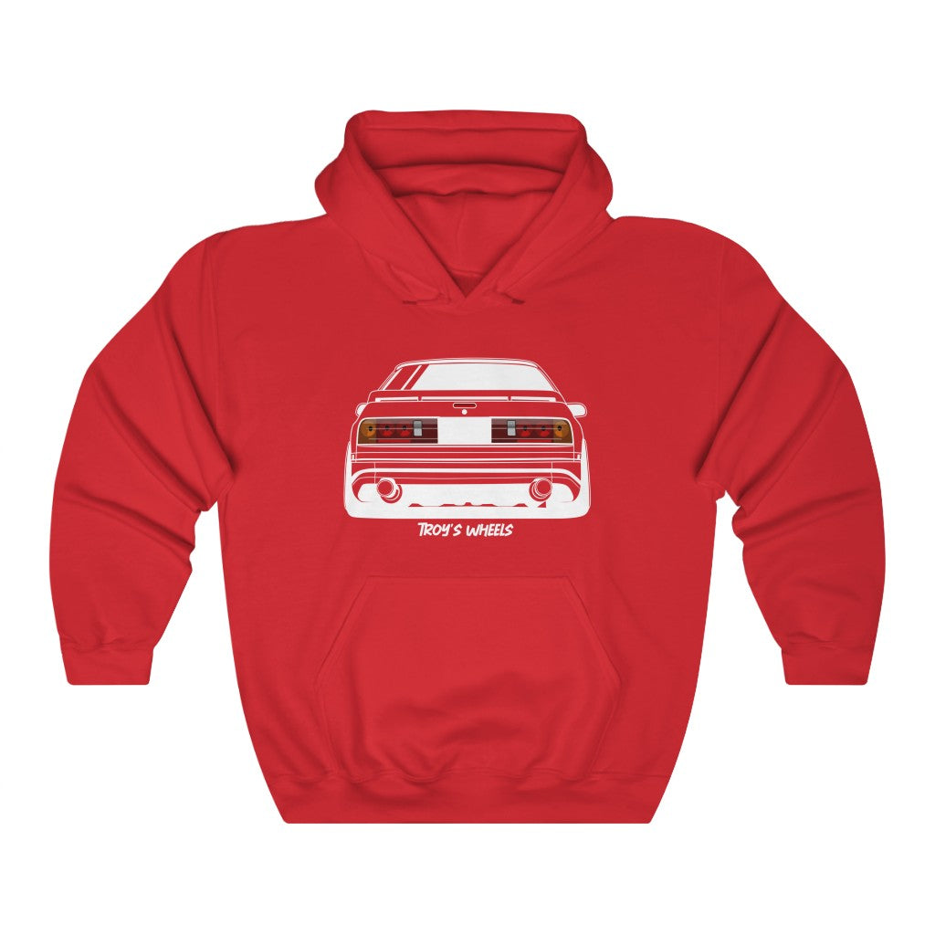 FC RX7_White_Rear_Hoodie