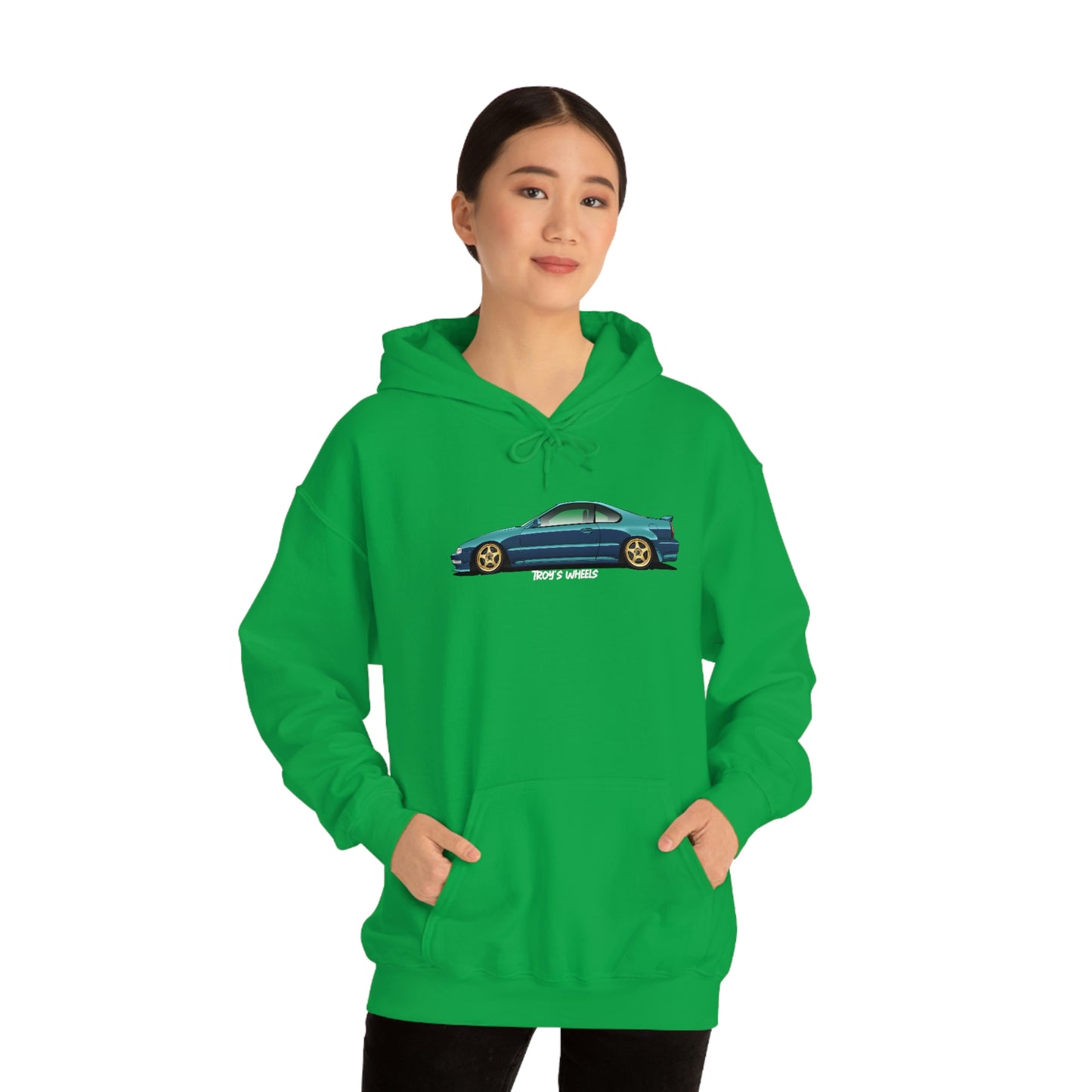 4G Prelude_Green_Gold 5 Spokes_Dark Hoodie