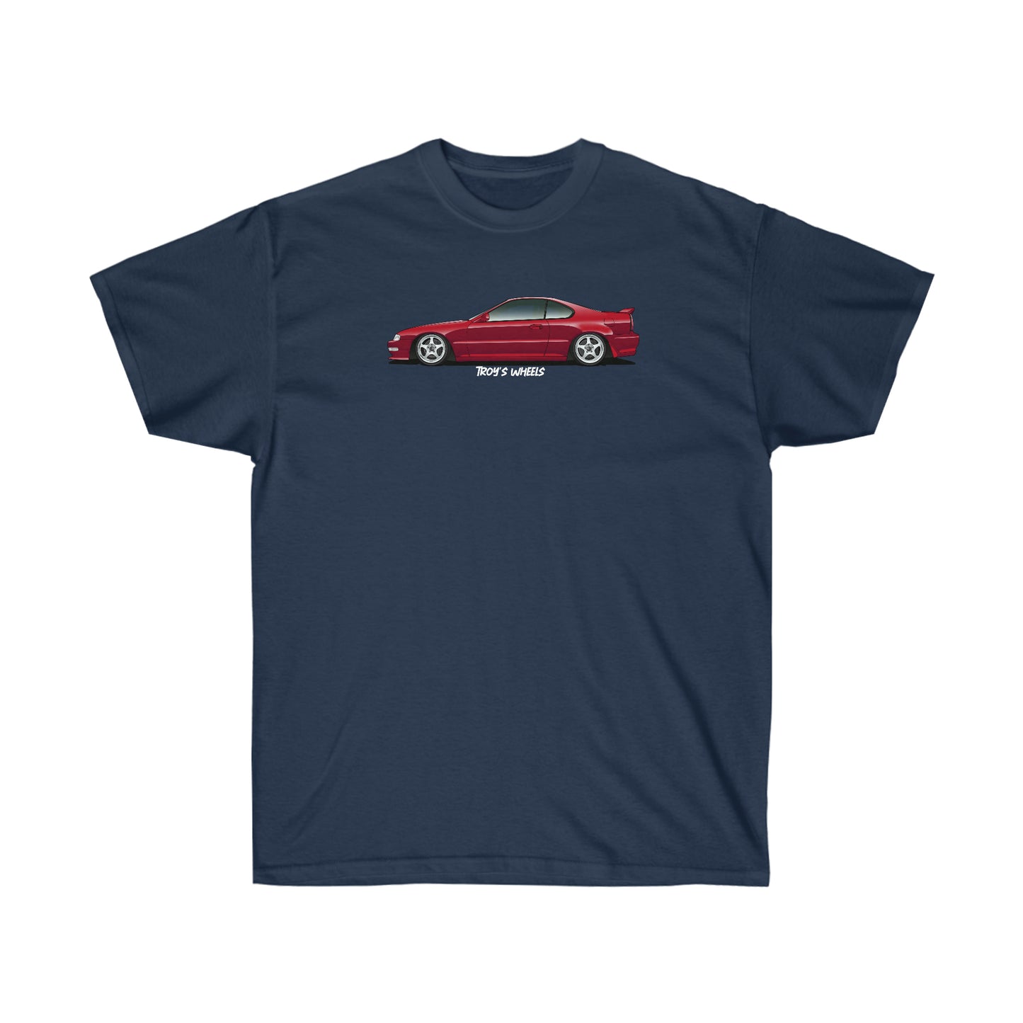 4G Prelude_Red_Silver 5 Spokes_Dark Tee