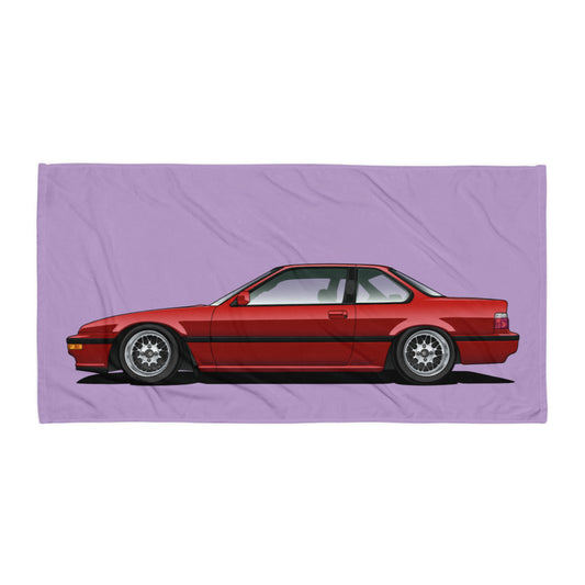 3G Prelude Red_Silver Mesh_Towel