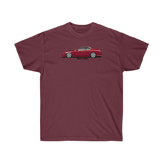 5G Prelude_Red_Silver 5 Spokes_Light Tee